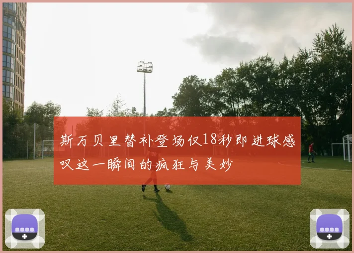 斯万贝里替补登场仅18秒即进球感叹这一瞬间的疯狂与美妙