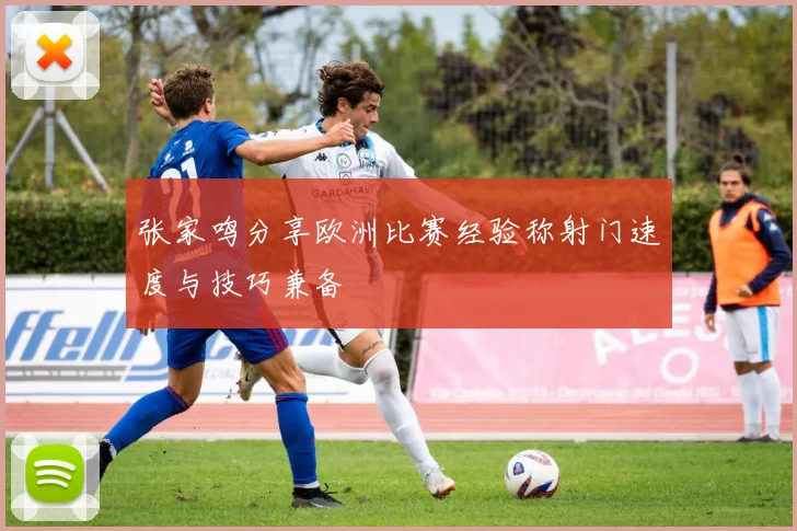 张家鸣分享欧洲比赛经验称射门速度与技巧兼备